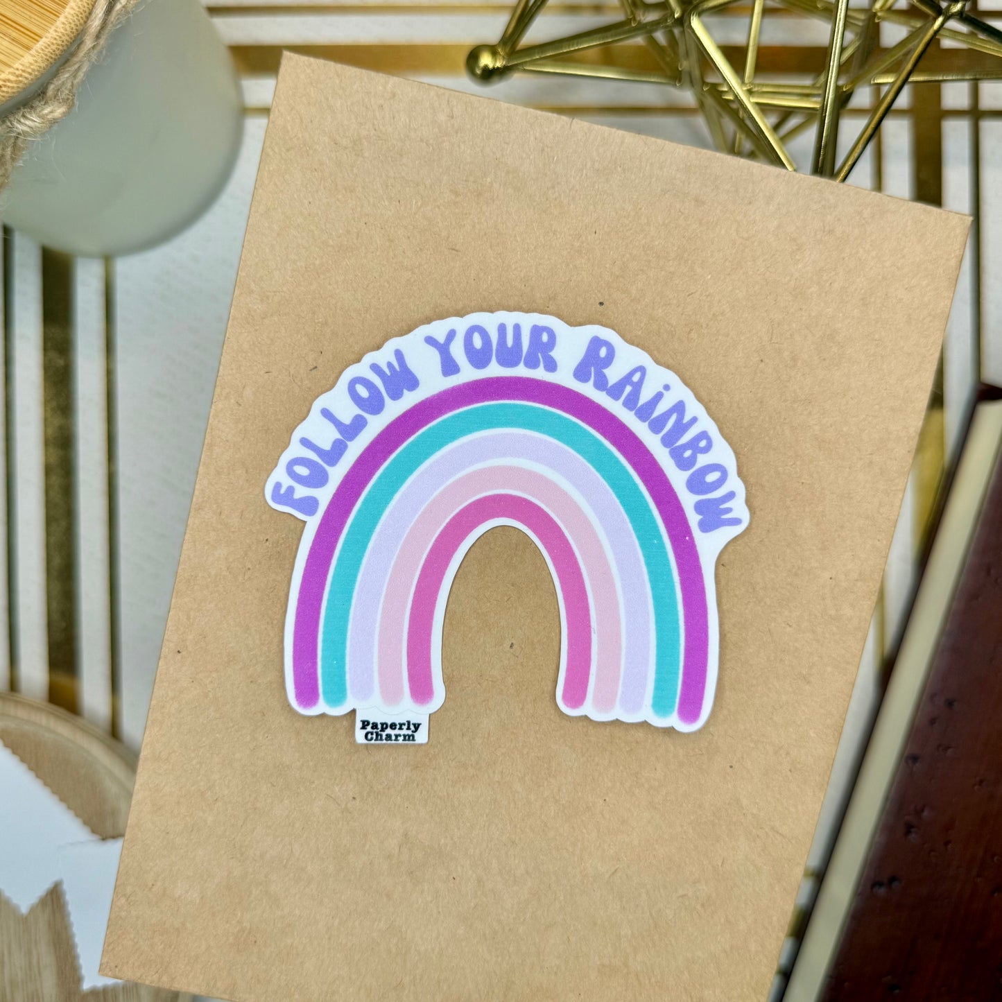 D11. Follow Your Rainbow Die-Cut