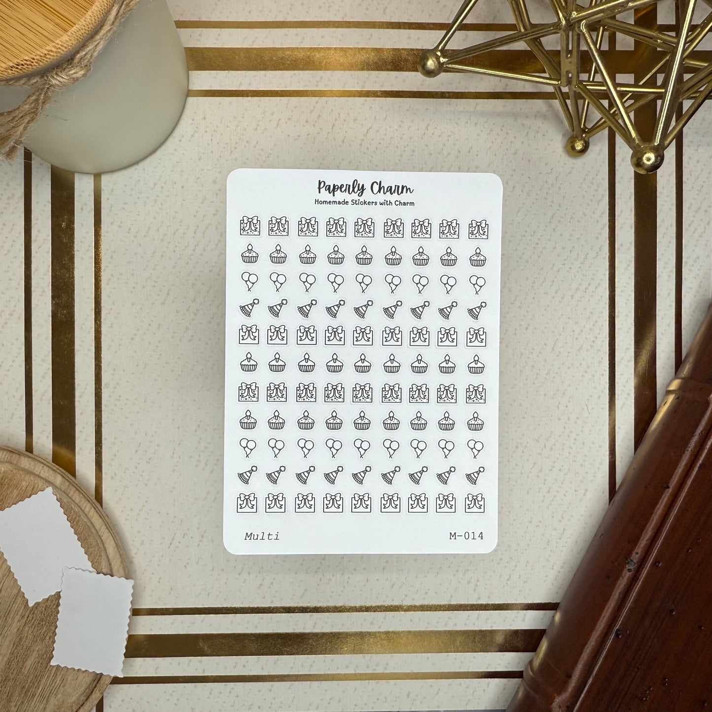 M14. Birthday Tiny Icons